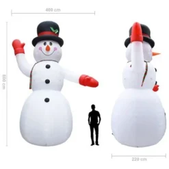 VidaXL Christmas Inflatable Snowman With LED IP44 600 Cm XXL -Deals Vidaxl Store image 10 289299