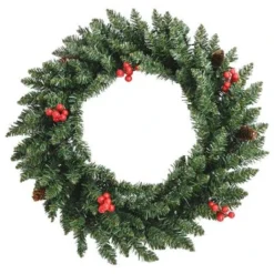 VidaXL Artificial Christmas Trees 2 Pcs With Wreath, Garland And LEDs 25 VidaXL Artificial Christmas Trees 2 Pcs With Wreath, Garland And LEDs -Deals Vidaxl Store image 10 344648