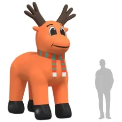 VidaXL Christmas Inflatable Reindeer With LEDs 400 Cm -Deals Vidaxl Store image 10 345308