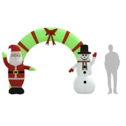 VidaXL Christmas Inflatable Santa & Snowman Arch Gate LED 270 Cm 22 VidaXL Christmas Inflatable Santa & Snowman Arch Gate LED 270 Cm -Deals Vidaxl Store image 10 345314