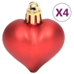 VidaXL 70 Piece Christmas Bauble Set Gold And Red -Deals Vidaxl Store image 11 330088