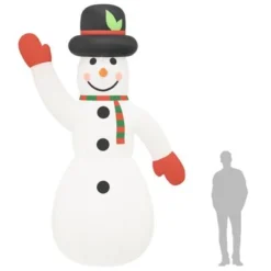 VidaXL Christmas Inflatable Snowman With LEDs 455 Cm -Deals Vidaxl Store image 11 345279