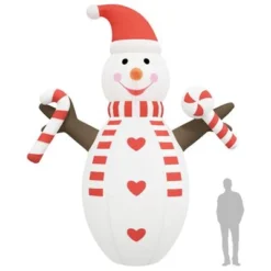 VidaXL Christmas Inflatable Snowman With LEDs 630 Cm 24 VidaXL Christmas Inflatable Snowman With LEDs 630 Cm -Deals Vidaxl Store image 11 345285