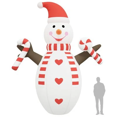 VidaXL Christmas Inflatable Snowman With LEDs 630 Cm 13 VidaXL Christmas Inflatable Snowman With LEDs 630 Cm - Image 11