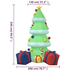 VidaXL Inflatable Christmas Tree With LEDs 240 Cm -Deals Vidaxl Store image 11 345294