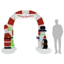 VidaXL Christmas Inflatable Santa & Snowman Arch Gate LED 260 Cm 24 VidaXL Christmas Inflatable Santa & Snowman Arch Gate LED 260 Cm -Deals Vidaxl Store image 11 345317