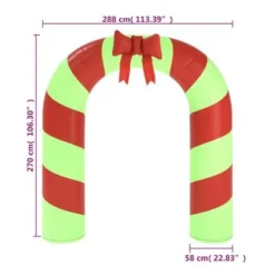 VidaXL Christmas Inflatable Arch Gate LED 270 Cm 23 VidaXL Christmas Inflatable Arch Gate LED 270 Cm -Deals Vidaxl Store image 11 345320