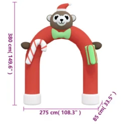 VidaXL Christmas Inflatable Arch Gate LED 380 Cm -Deals Vidaxl Store image 11 345323