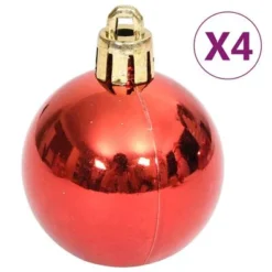 VidaXL 70 Piece Christmas Bauble Set Gold And Red -Deals Vidaxl Store image 12 330088