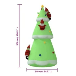 VidaXL Inflatable Christmas Tree With LEDs 500cm -Deals Vidaxl Store image 12 345295