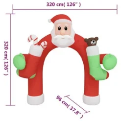 VidaXL Christmas Inflatable Arch Gate LED 320 Cm 25 VidaXL Christmas Inflatable Arch Gate LED 320 Cm -Deals Vidaxl Store image 12 345326