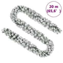VidaXL Christmas Garland With LEDs&Ball Set Green 20 M PVC 29 VidaXL Christmas Garland With LEDs&Ball Set Green 20 M PVC -Deals Vidaxl Store image 13 3077825