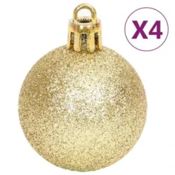 VidaXL 70 Piece Christmas Bauble Set Gold And Red -Deals Vidaxl Store image 13 330088