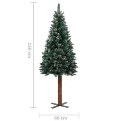 VidaXL Slim Pre-lit Christmas Tree With Ball Set Green 150 Cm 34 VidaXL Slim Pre-lit Christmas Tree With Ball Set Green 150 Cm -Deals Vidaxl Store image 14 3077911