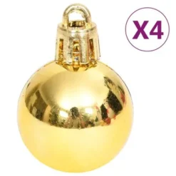 VidaXL 70 Piece Christmas Bauble Set Gold And Red -Deals Vidaxl Store image 15 330088