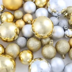 VIDAXL Christmas Balls 100 Pcs Silver/Gold 37 VIDAXL Christmas Balls 100 Pcs Silver/Gold -Deals Vidaxl Store image 16 245719