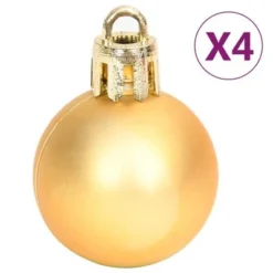 VidaXL 70 Piece Christmas Bauble Set Gold And Red -Deals Vidaxl Store image 16 330088