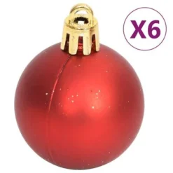 VidaXL 108 Piece Christmas Bauble Set Gold And Red -Deals Vidaxl Store image 17 330091