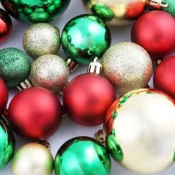 VIDAXL Christmas Balls 100 Pcs Red/Gold/Green -Deals Vidaxl Store image 18 245718