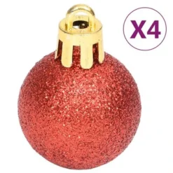 VidaXL 70 Piece Christmas Bauble Set Gold And Red -Deals Vidaxl Store image 18 330088