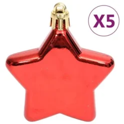 VidaXL 70 Piece Christmas Bauble Set Gold And Red -Deals Vidaxl Store image 19 330088