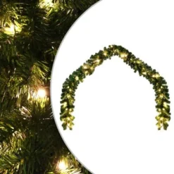 VidaXL Christmas Garland With LED Lights 5 M