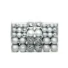 VidaXL 100 Piece Christmas Ball Set 3/4/6 Cm Silver 1 VidaXL 100 Piece Christmas Ball Set 3/4/6 Cm Silver -Deals Vidaxl Store image 1 245712 4