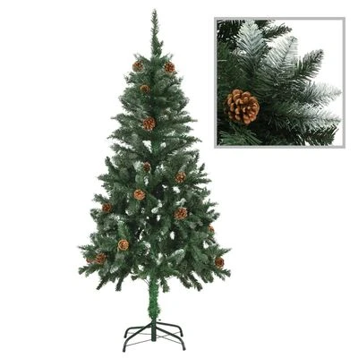 VidaXL Artificial Christmas Tree With Pine Cones Green 150 Cm 11 VidaXL Artificial Christmas Tree With Pine Cones Green 150 Cm - Image 9