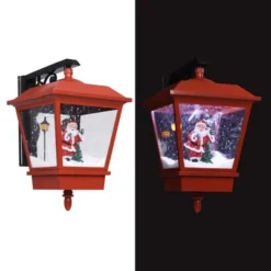 VidaXL Christmas Wall Lamp With LED Lights And Santa Red 40x27x45 Cm -Deals Vidaxl Store image 1 289927