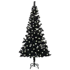 VidaXL Artificial Pre-lit Christmas Tree With Stand Silver 120 Cm PET -Deals Vidaxl Store image 1 3077416