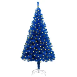 VidaXL Artificial Pre-lit Christmas Tree With Stand Black 150 Cm PVC 24 VidaXL Artificial Pre-lit Christmas Tree With Stand Black 150 Cm PVC -Deals Vidaxl Store image 1 3077422