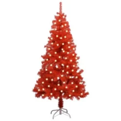VidaXL Artificial Pre-lit Christmas Tree With Stand Silver 120 Cm PET -Deals Vidaxl Store image 1 3077426