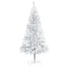 VidaXL Artificial Pre-lit Christmas Tree With Stand Silver 120 Cm PET -Deals Vidaxl Store image 1 3077436