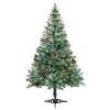 VidaXL Frosted Pre-lit Christmas Tree With Pinecones 150 Cm -Deals Vidaxl Store image 1 3077441