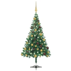 VidaXL Artificial Pre-lit Christmas Tree With Ball Set 120cm 230 Branches 38 VidaXL Artificial Pre-lit Christmas Tree With Ball Set 120cm 230 Branches -Deals Vidaxl Store image 1 3077487