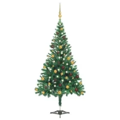VidaXL Artificial Pre-lit Christmas Tree With Ball Set 210cm 910 Branches 38 VidaXL Artificial Pre-lit Christmas Tree With Ball Set 210cm 910 Branches -Deals Vidaxl Store image 1 3077490