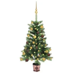 VidaXL Artificial Pre-lit Christmas Tree With Ball Set 65 Cm Green 30 VidaXL Artificial Pre-lit Christmas Tree With Ball Set 65 Cm Green -Deals Vidaxl Store image 1 3077551