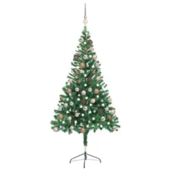 VidaXL Artificial Pre-lit Christmas Tree With Ball Set 150cm 380 Branches -Deals Vidaxl Store image 1 3077574