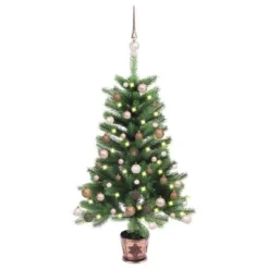 VidaXL Artificial Pre-lit Christmas Tree With Ball Set 65 Cm Green 31 VidaXL Artificial Pre-lit Christmas Tree With Ball Set 65 Cm Green -Deals Vidaxl Store image 1 3077637