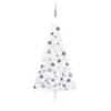 VidaXL Artificial Half Pre-lit Christmas Tree With Ball Set White 120 Cm -Deals Vidaxl Store image 1 3077654