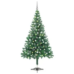 VidaXL Artificial Pre-lit Christmas Tree With Ball Set 120cm 230 Branches