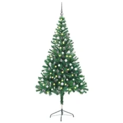 VidaXL Artificial Pre-lit Christmas Tree With Ball Set 150cm 380 Branches -Deals Vidaxl Store image 1 3077660