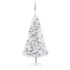 VidaXL Artificial Pre-lit Christmas Tree With Ball Set Silver 120 Cm PET -Deals Vidaxl Store image 1 3077694