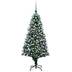 VidaXL Artificial Pre-lit Christmas Tree With Ball Set&Pinecones 210 Cm 29 VidaXL Artificial Pre-lit Christmas Tree With Ball Set&Pinecones 210 Cm -Deals Vidaxl Store image 1 3077704