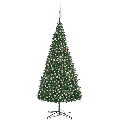 VidaXL Artificial Pre-lit Christmas Tree With Ball Set LEDs 400 Cm White 16 VidaXL Artificial Pre-lit Christmas Tree With Ball Set LEDs 400 Cm White - Image 14