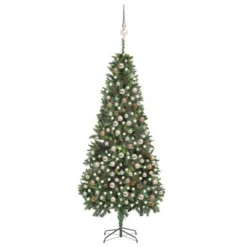 VidaXL Artificial Pre-lit Christmas Tree With Ball Set Green 210 Cm 36 VidaXL Artificial Pre-lit Christmas Tree With Ball Set Green 210 Cm -Deals Vidaxl Store image 1 3077846 2