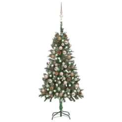VidaXL Artificial Pre-lit Christmas Tree With Ball Set Pine Cones 150 Cm -Deals Vidaxl Store image 1 3077847