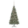 VidaXL Artificial Pre-lit Christmas Tree With Ball Set&Pine Cones 210 Cm
