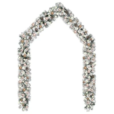 VidaXL Christmas Garland With LEDs&Ball Set Green 20 M PVC 16 VidaXL Christmas Garland With LEDs&Ball Set Green 20 M PVC - Image 14