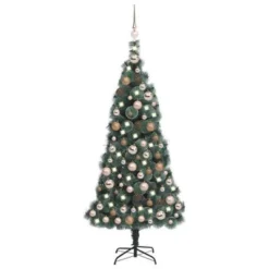 VidaXL Artificial Christmas Tree LED&Ball Set&Flocked Snow 120cm PVC&PE -Deals Vidaxl Store image 1 3077874 1